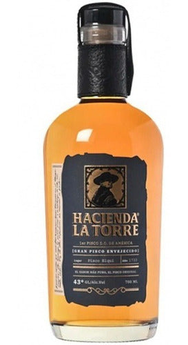 Pisco Hacienda la Torre Envejecido 43° 700 ml.