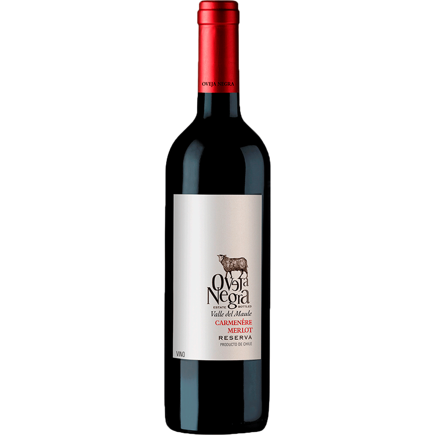 Vino Oveja Negra Carmenere/Merlot 750cc.