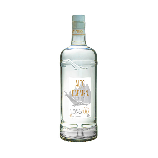 PISCO ALTO DEL CARMEN ETIQUETA BLANCA 40° 750CC