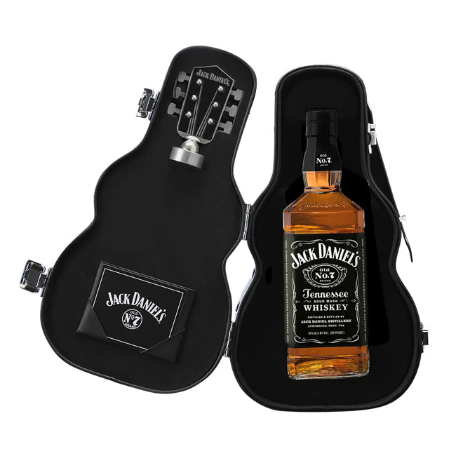 PACK WHISKY JACK DANIEL'S OLD N°7 750CC + ESTUCHE GUITARRA