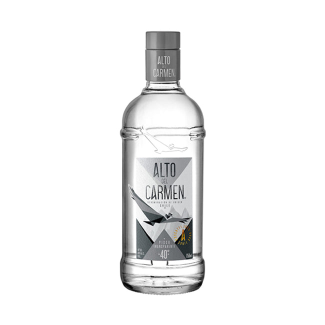 PISCO ALTO DEL CARMEN 40° TRANSPARENTE 750CC