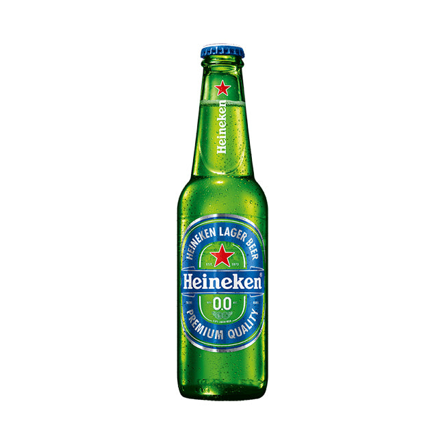 CERVEZA HEINEKEN CERO BOTELLÍN 330CC x6u