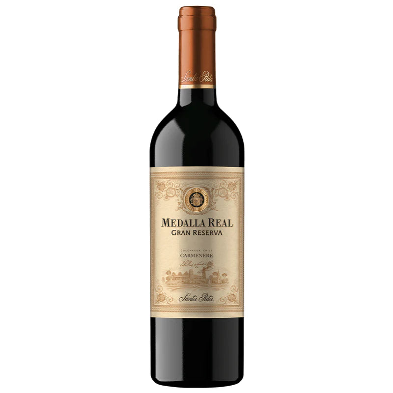 Vino gran reserva medalla real carmenere