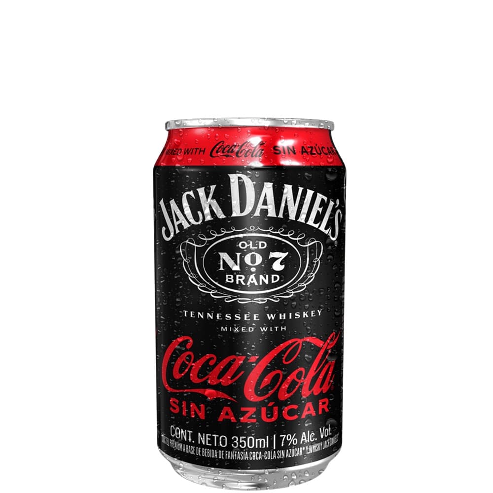 Coca cola jack daniels sin azúcar