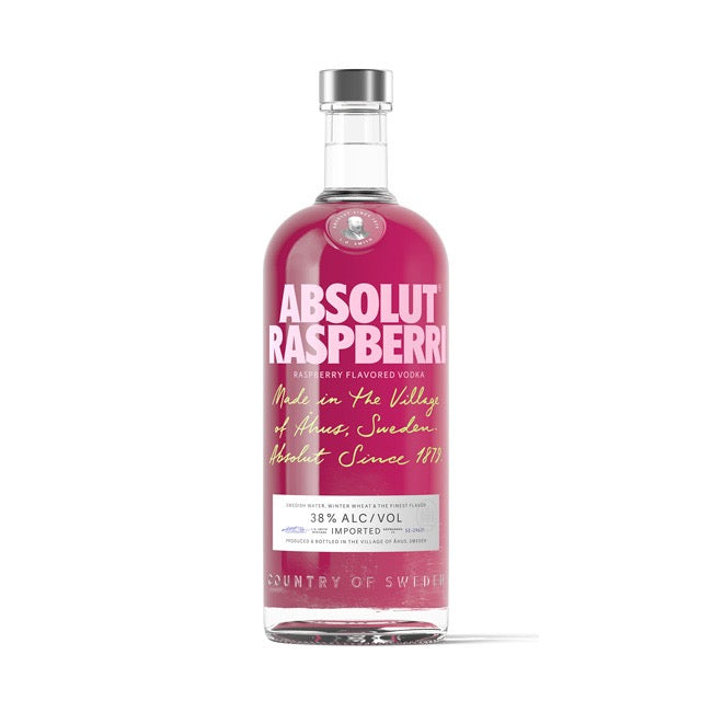 VODKA ABSOLUT RASPBERRI 750CC