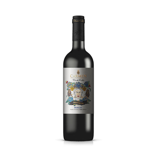 VINO CARMEN RESERVA FRIDA KAHLO MERLOT 750CC