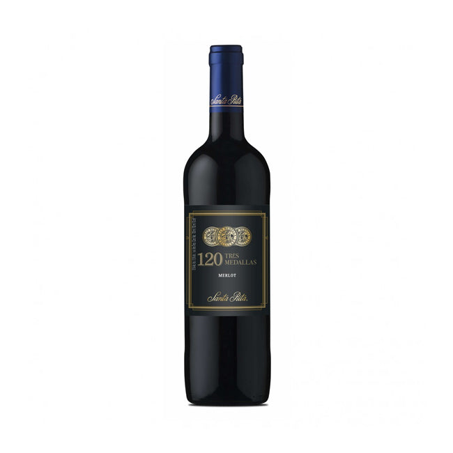 VINO 120 TRES MEDALLAS MERLOT 700CC