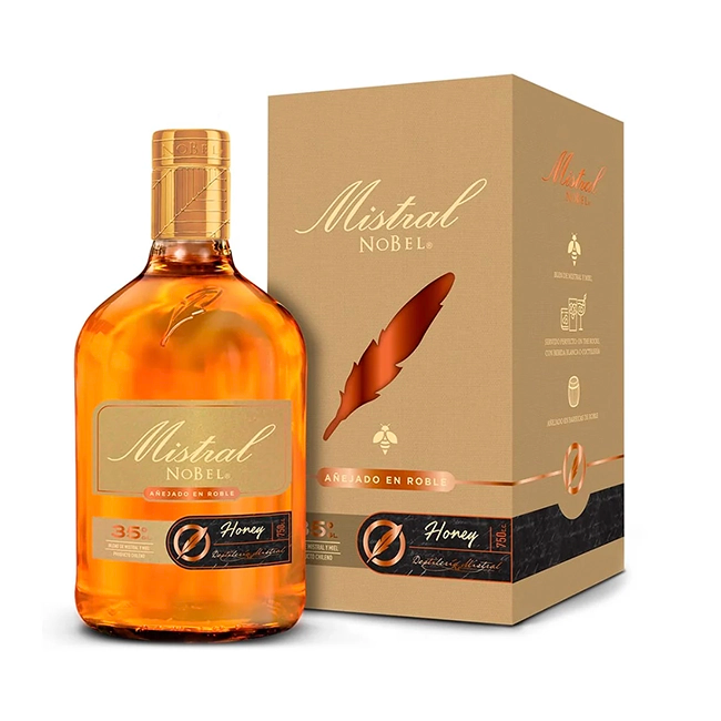 PISCO MISTRAL NOBEL HONEY 750CC