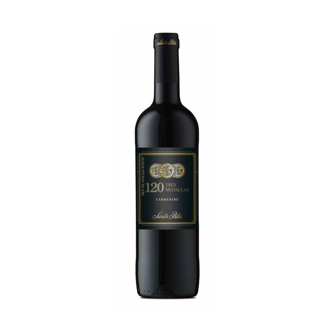 VINO 120 TRES MEDALLAS CARMENERE 700CC