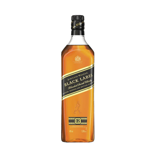 WHISKY JOHNNIE WALKER BLACK LABEL 1L