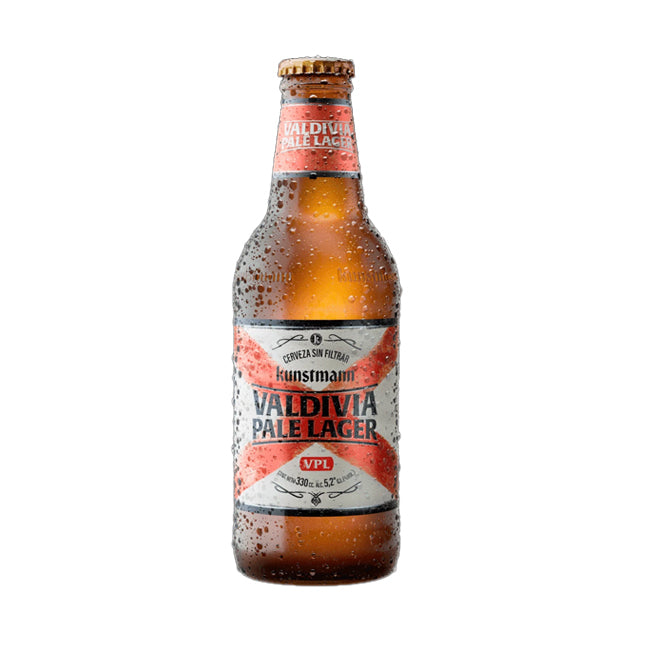 CERVEZA KUNSTMANN VALDIVIA PALE LAGER 330CC x 6u